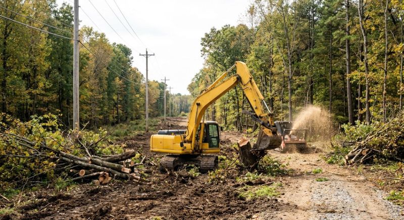 Easement Land Clearing in Marietta, GA