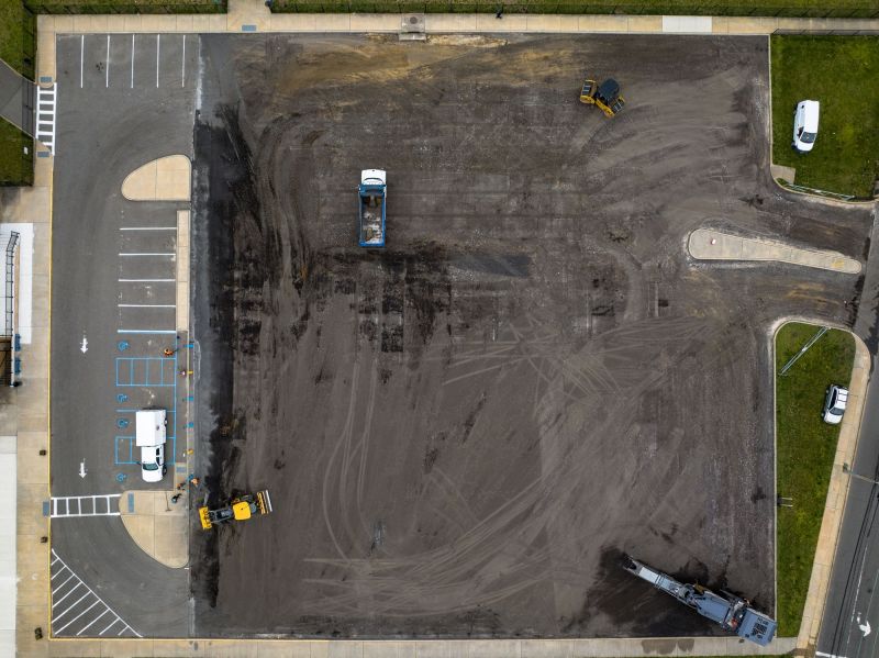 Parking Lot Excavation in Davis County, UT