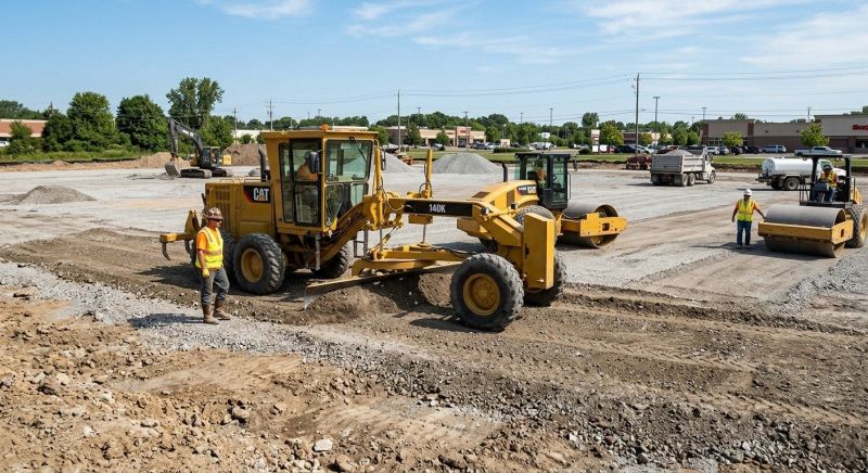 Parking Lot Gravel Repair in Lawrenceville, GA