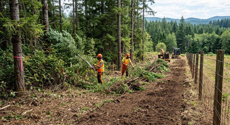 Property Line Clearing in Houston, TX