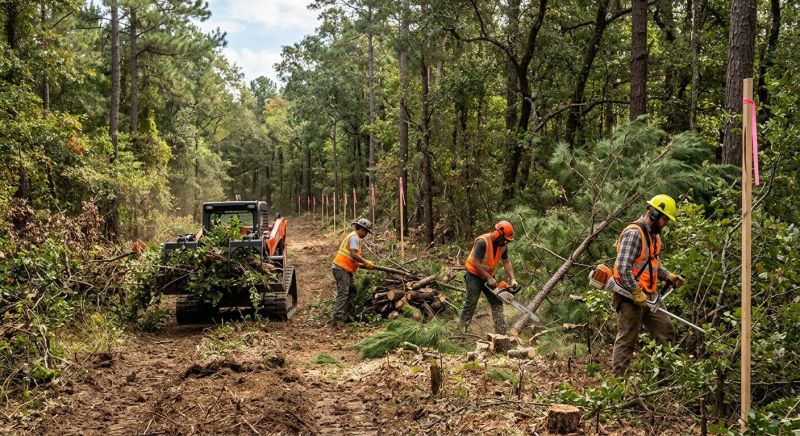 Trees Clearing in Katy, TX